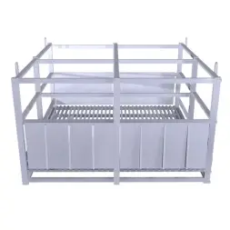 Паллета для баллонов ПБП-02 1675x1750x1000 мм Серый