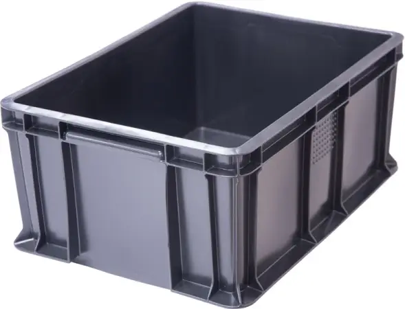 Ящик пластиковый сплошной, 400×300×180 мм, 16.6 л, красный [702.03.02]