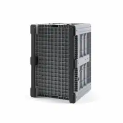 Крупногабаритный сплошной пластиковый контейнер на полозьях iBox, 1200х800x800 мм, серый [11.602F.92.PE.C9]