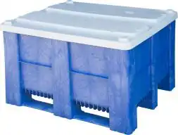 Крышка для крупногабаритного контейнера BoxPallet, 1230х1040х80 мм, синий [1000 АСЕ]