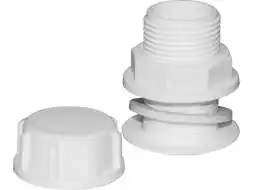 Отвод пластиковый 1 (П) для крупногабаритных контейнеров, белый (П)