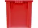 Ящик пластиковый сплошной, 600x400x400 мм, 75 л, красный [605 ГД]