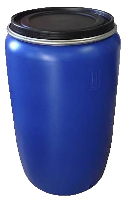 Бочка пластиковая с металлическим обручем Оpen Top, 227 л, синий [БП227.02/15]