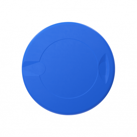 Бочка пластиковая с крышкой и двумя пробками L-Ring Plus, 227 л, синий [БП227.03/04]