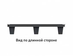 Паллет (поддон) пластиковый перфорированный на ножках, 800х600х140 мм, бирюзовый [02.116.75]