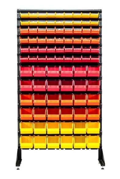 Стеллаж с пластиковыми ящиками 1801-2/4/6 Kombo