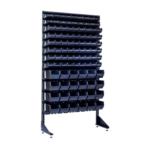 Стеллаж с пластиковыми ящиками 1801-2/5/5 CH