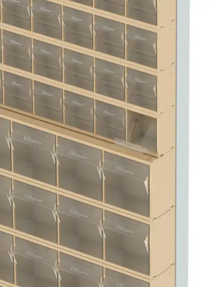 Стойка бежевая напольная Стелла-техник 403-06-04-03-B