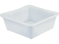 Ящик пластиковый сплошной, 430x430x160 мм, 16 л, белый [217 м Т]