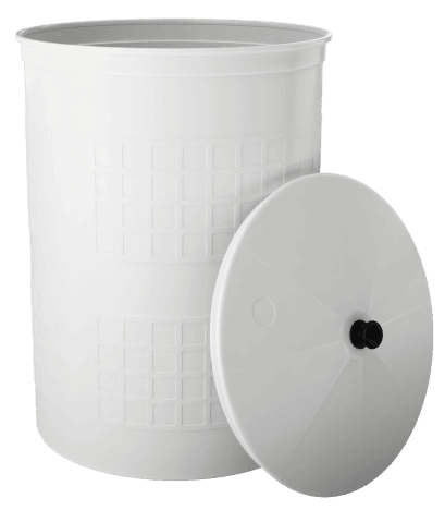 Бочка пластиковая садовая для дождевой воды и полива, 300л, белый [381]