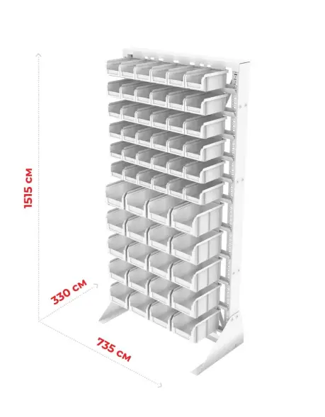 Стойка 735х1500 Стелла-техник А1-06-05-00 односторонняя