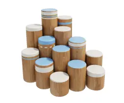 Пирамида из бревен HARDWOOD «Джуба»