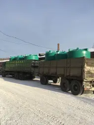 Изотермическая емкость. Кассета 3*5000 л