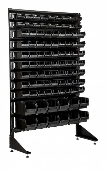 Стеллаж с пластиковыми ящиками 1501-2/7/2 CH