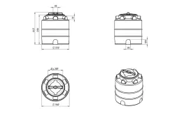 Емкость ЭВЛ-Т 100л зеленая