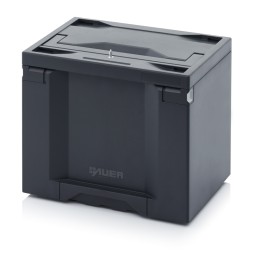 Ящик для инструментов PRO TB S 4333 F1, 40 x 30 x 34 см, тёмно-серый бокс, тёмно-серая крышка