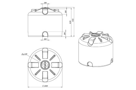 Емкость КАС TR 4500л