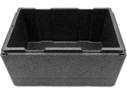 Термобокс пенополипропиленовый с крышкой STP PRO, 600х400х320 мм, 46 л, 55 кг/м3