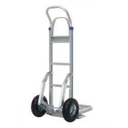 Тележка алюминиевая 2-х колесная с откидной полкой FW-88А