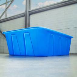 Ванна пластиковая пищевая KN, 600 л, 1.0 г/см³, HDPE, синий [1182.0600.601.000]