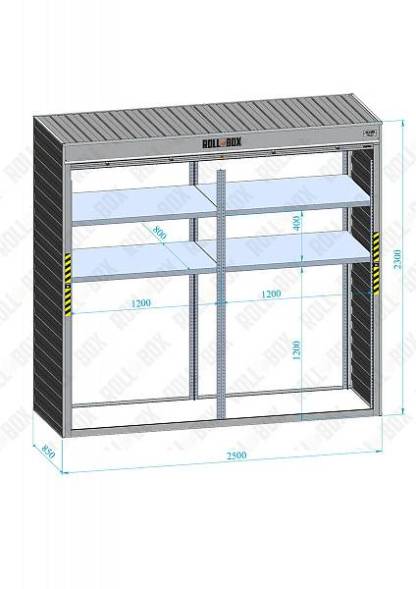 Шкаф в паркинг ROLL‑BOX IN STOCK L-1