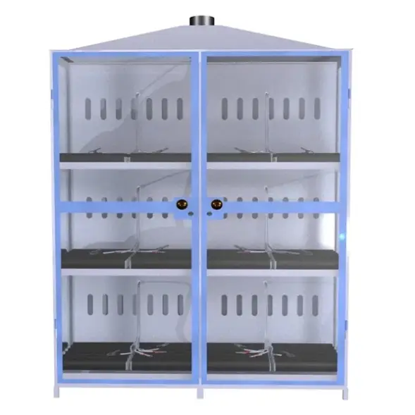 Шкаф для аккумуляторов ШМА-06-03 1340x810x1850 мм Синий