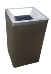 Урна Рондо, 440х440х740, шлифованная, с емкостью 75 л