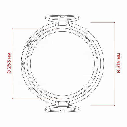 Бочка пластиковая с металлическим обручем и ручками, 30 л, синий [БП30.02/04]
