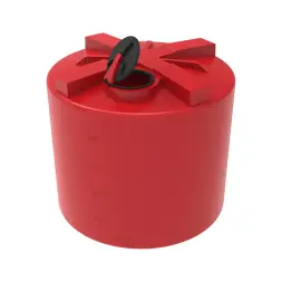 Емкость пластиковая для хранения удобрений (КАС/ЖКУ) ЭКОПРОМ TH с откидной крышкой, 5000 л, красный [107.5000.101.000]