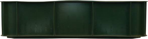 Ящик пластиковый сплошной, 430х330х110 мм, красный [405]