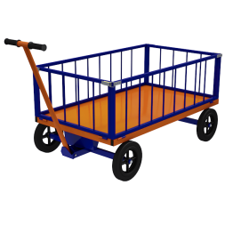 Тележка с поворотной ручкой и бортами ТПОБ 5 Т [16428]