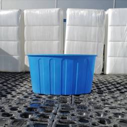 Ванна пластиковая пищевая О, 1000 л, HDPE, синий [131.1000.601.0]