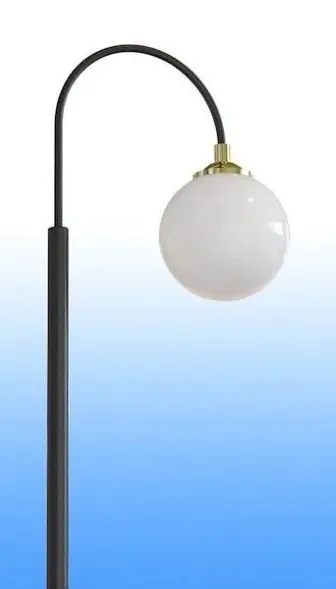 Стальной фонарный столб Т-22 со светильником 4,516 м