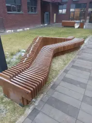 Параметрическая скамейка «График»