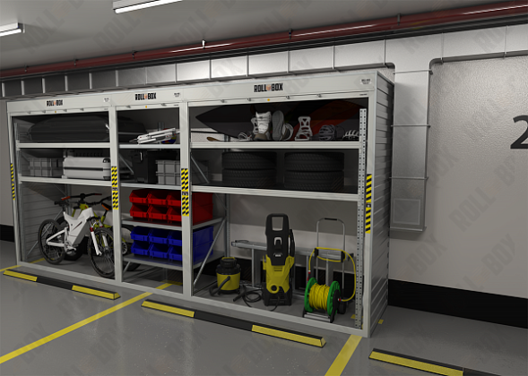 Шкаф в паркинг ROLL‑BOX IN STOCK XL-3.3
