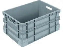 Ящик с ручками 600х400х290 мм, серый