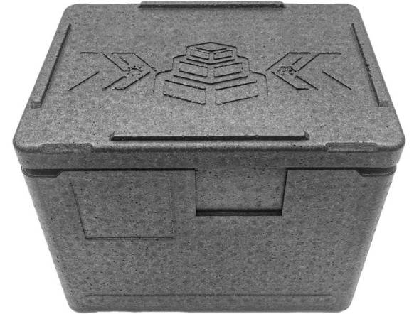 Термобокс пенополипропиленовый с крышкой STP Normal, 400х300х320 мм, 22 л, 40 кг/м3