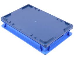 Пластиковый ящик 600х400х100 сплошной