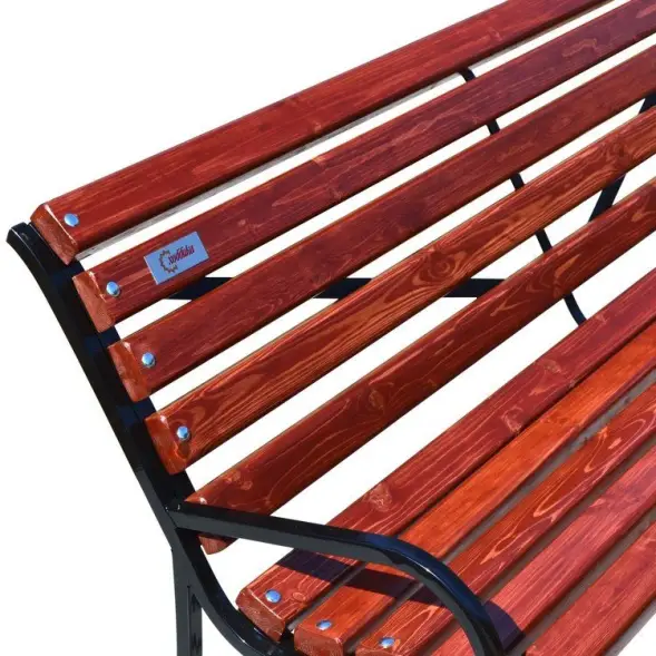 Скамейка стальная «Элегант» 3,0 м (3 опоры)