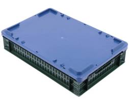 Пластиковый ящик 600х400х120 с перфорацией стенок