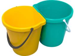 Система многофункциональная для уборки и отходов, 24л, желтый, мятный