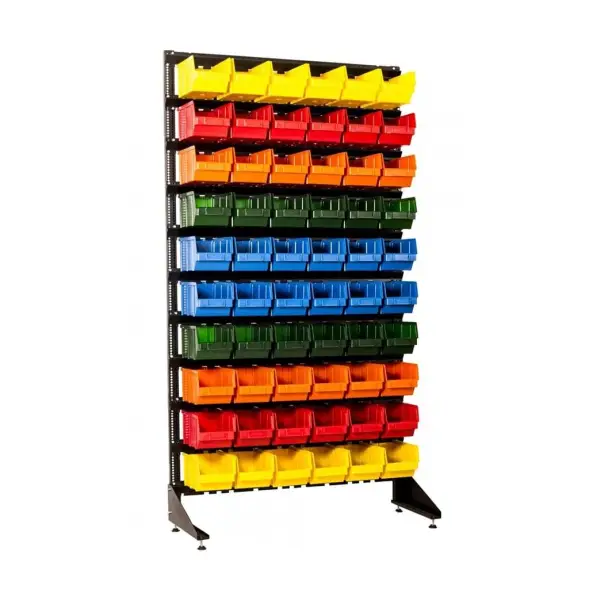 Стеллаж с пластиковыми ящиками 1801-0/0/10 Kombo