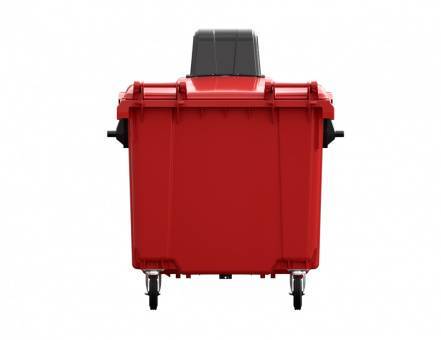 Контейнер пластиковый для мусора (ТБО/ТКО) перфорированный, 1100 л