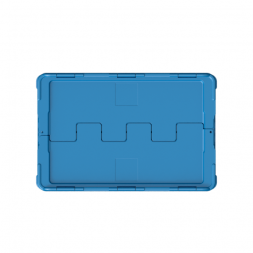 Контейнер пластиковый вкладываемый INSTORE, 600х400х370 мм, синий [KV 6437]