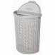 Корзина для белья Eco Style, 45л, светло-серый