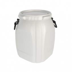 Бочка пластиковая с резьбовой крышкой Quadro, 52 л, белый [БП52.04/04]