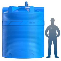 Емкость V 5000 литров с турбинной мешалкой