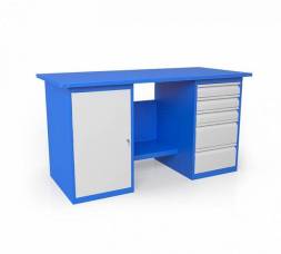 Железный слесарный верстак ВСТ-Н 15/105-ПС500