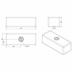 Емкость ЭВП 100 л белая