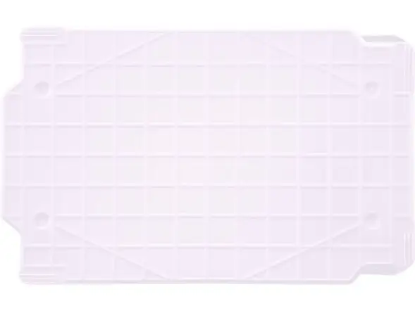 Ящик сплошной пластиковый, 600x400x300 мм, 52 л, белый [218-1]